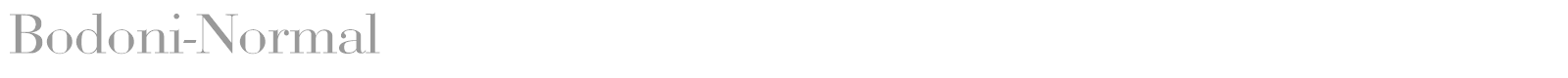 Bodoni-Normal font preview